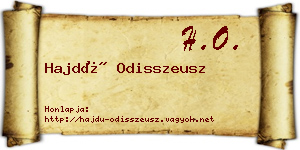 Hajdú Odisszeusz névjegykártya